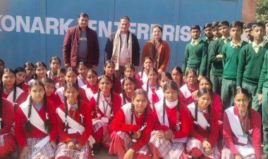 पुरूवाला स्कूल के विद्यार्थियों ने किया कोणार्क ग्रुप ऑफ कम्पनीज का भ्रमण