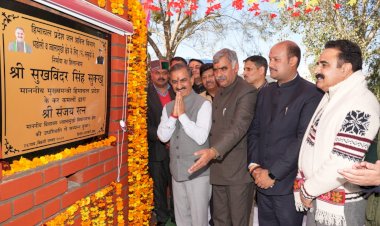 मुख्यमंत्री ने लुथान में रखी प्रदेश के पहले सुख-आश्रय आदर्श ग्राम परिसर की आधारशिला