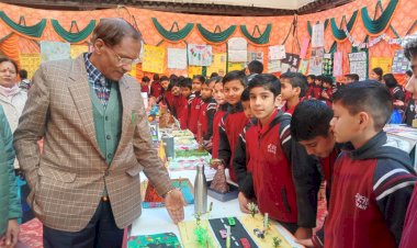 विज्ञान प्रदर्शनी में विद्यार्थियों ने किये वैज्ञानिक दृष्टिकोण जागृत करने के प्रयास, ए वी एन स्कूल के होनहार बच्चों ने बनाये विज्ञान मॉडल