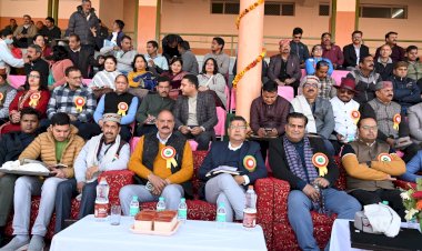 आशीष बुटेल ने किया डाइट संस्थानों की खेल प्रतियोगिता का उदघाटन , प्रदेश भर के 11 डाइट संस्थानों के लगभग 330 प्रशिक्षु ले रहे हैं भाग