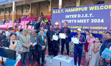 मंडी की टीम ने जीती ओवरऑल ट्राफी, हमीरपुर की परीक्षा राणा और कांगड़ा के रोहित बने बेस्ट एथलीट