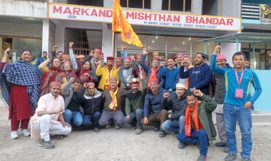 औट में राम भक्तों का हुआ जोरदार स्वागत.. राम भक्त बोले जन्नत से कम नहीं है अवधपुरी.. हिमाचल प्रदेश के 1047 राम भक्तों ने किया रामलला के दर्शन