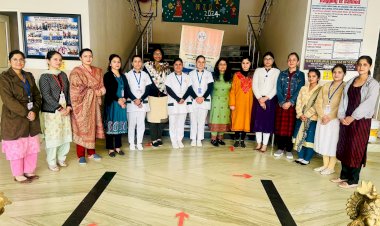 माता पद्मावती कॉलेज आफ नर्सिंग की छात्राओं ने अटल मेडिकल रिसर्च यूनिवर्सिटी में किया शानदार प्रदर्शन