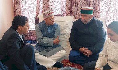 राज्यपाल ने उप मुख्यमंत्री के घर पहुंच कर शोक व्यक्त किया