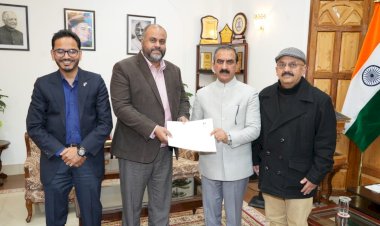 ब्रिटिश उच्चायोग और हिमाचल प्रदेश क्रिकेट एसोसिएशन के प्रतिनिधिमंडल ने मुख्यमंत्री से भेंट की