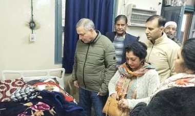 घायल बंबर ठाकुर से मिलने एम्स पहुंचे डीजीपी कुंडू