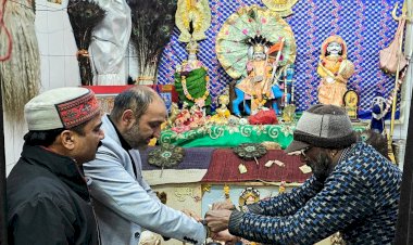 शिरोमणी रविदास जयंती पर नंदा ने कांग्रेस पर साधा निशाना