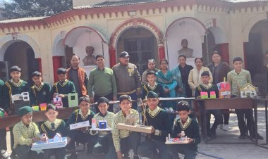 राजकीय शमशेर वरिष्ठ माध्यमिक विद्यालय नाहन में  विज्ञान मेले का आयोजन