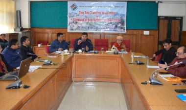 नोडल अधिकारियों के लिए कार्यशाला आयोजित