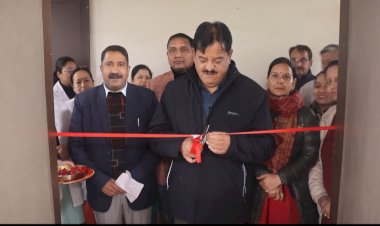 तेगुबेहड़ में  ऑटोमेटिक बायोकेमिस्ट्री एनालाइजर का लोकार्पण।