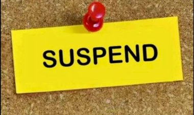 ड्यूटी में कोताही बरतने पर. दो पुलिसकर्मी सस्पेंड