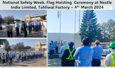 नेस्ले टाहलीवाल के कर्मचारियों ने ली सुरक्षा नियमों का पालन करने की शपथ