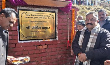 शिक्षा मंत्री ने किया ग्राम पंचायत बरथाटा और ग्राम पंचायत झालटा के धानसर गाँव का दौरा