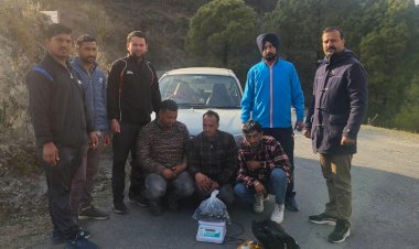 03 किलोग्राम चरस पकड़ी, पुलिस ने धरे 03 आरोपी