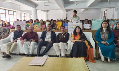 कंजयाण कालेज के विद्यार्थियों से की मतदान की अपील