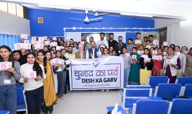 हर निर्वाचन में करना चाहिए अपने मताधिकार का प्रयोग: मनीष सोनी