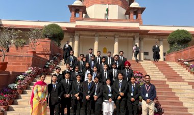 हिमाचल प्रदेश कॉलेज ऑफ लॉ कालाअंब ने किया भारत के सर्वोच्च न्यायालय का दौरा