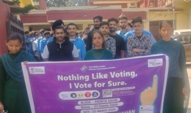 राजकीय औद्योगिक प्रशिक्षण संस्थान पांवटा साहिब में एकदिवसीय मतदान कार्यक्रम आयोजित, रैली निकाल किया युवाओं को जागरूक