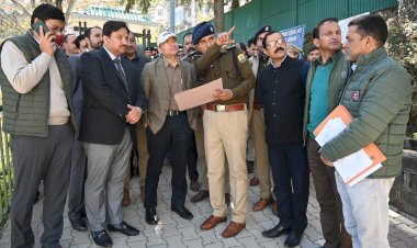 मुख्य निर्वाचन अधिकारी ने शोघी में प्रस्तावित मतगणना केन्द्र का लिया जायजा