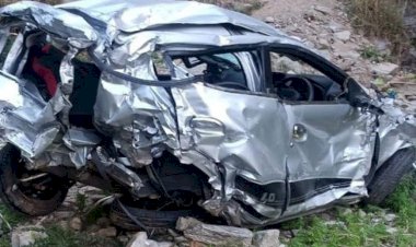 जाजर में बेकाबू हुई कार खाई में गिरी, एक  मौत