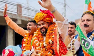 जेल में रहकर भी कुर्सी का मोह नहीं छोड़ पा रहे केजरीवाल: अनुराग ठाकुर