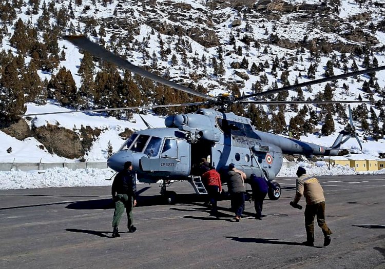 मुख्यमंत्री के आग्रह पर दोरजे को एयरलिफ्ट कर अस्पताल पहुंचाया