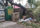 अब विला राउंड में, आसपास में रहने लोग फैक रहे कचरा है,