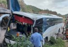 निजी वोल्वो बस दुर्घटनाग्रस्त हादसे में 6 लोग घायल, दिल्ली से मनाली जा रही थी
