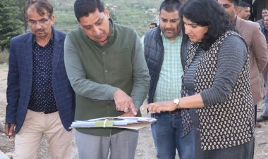 उपायुक्त ने किया निर्माणाधीन जेल  परिसर का निरीक्षण, कार्य में तेजी लाने के दिए निर्देश