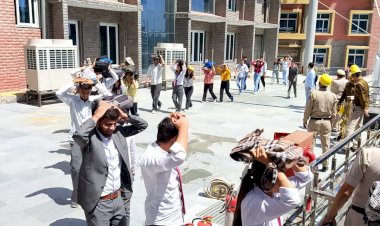 तकनीकी विश्वविद्यालय में आयोजित की मॉक ड्रिल