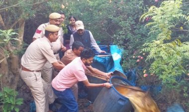 आबकारी विभाग ने 52440 लीटर अवैध शराब बरामद की