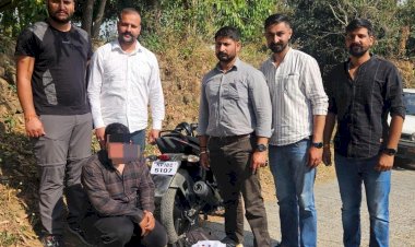 बाइक से 12.2 ग्राम चिट्टा पकड़ा,चालक दबोचा