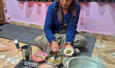 क्योंथल क्षेत्र में आटे के मीठे बकरे बनाकर मनाई जाती है बीशू की साजी