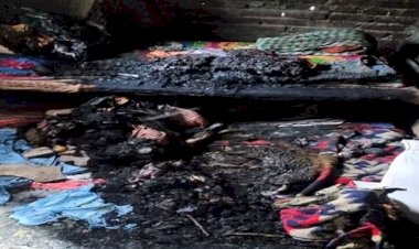 बिस्तर में लगी आग, हादसे में  जिंदा जला व्यक्ति