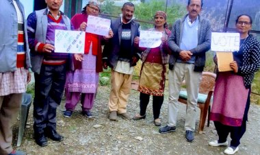 ठियोग एवं चौपाल विधानसभा क्षेत्र में मतदाता जागरूकता शिविरों का हुआ आयोजन