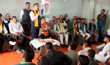 आपदा राशि में कांग्रेस पार्टी ने की बंदरबाट : कश्यप