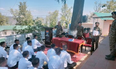 मेजर जनरल के पी सिंह ने शिमला में किया चयनित अग्नि वीरों को किया प्रोत्साहित