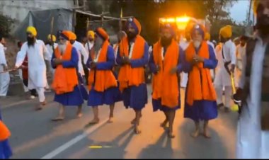 गुरु गोबिंद सिंह जी का नाहन आगमन पर्व..... गुरुद्वारा टोका साहिब से भव्य नगर कीर्तन पहुंचा नाहन