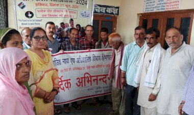 करोट में बुजुर्गों और दिव्यांगों को मतदान के लिए किया प्रेरित