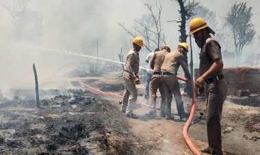 लाल सिंगी अग्नि कांड प्रभावितों की मदद के लिए तत्परता से काम कर रहा प्रशासन