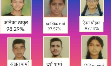 दसवीं बोर्ड परिक्षा में छाये एवीएन के मेधावी बच्चे .21 बच्चों ने 90 फीसदी से ज्यादा अंक लिए