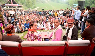 मनाली में नेता प्रतिपक्ष जयराम ठाकुर ने मांगा वोट बोले देश को सिर्फ़ मोदी की गारंटी पर है भरोसा