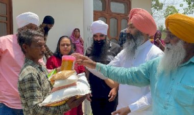 दशमेश रोटी बैंक की सेवा मुहिम जारी, 45 जरूरतमंद लोगों को बांटा राशन