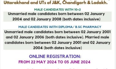 एयरमैन मेडिकल असिस्टेंट और मेडिकल असिस्टेंट (फार्मासिस्ट) के लिए पंजीकरण 22 मई से