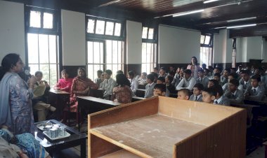 गवर्नमेंट सीनियर सेकेंडरी स्कूल लालपानी में लगाया गया जागरूकता शिविर