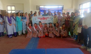 कोठी देवरा विद्यालय में किया मतदाता जागरूकता कार्यक्रम का आयोजन