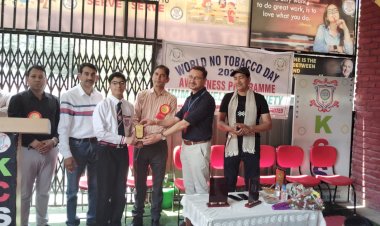 अंतर्राष्ट्रीय तम्बाकू निषेध दिवस  पर कुल्लू कान्वेंट सीनियर सेकेंडरी स्कूल में कार्यक्रम का आयोजन 