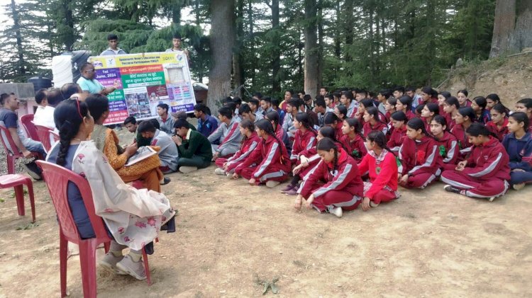 कसुम्पटी विधानसभा क्षेत्र में मतदाताओं को किया जागरूक