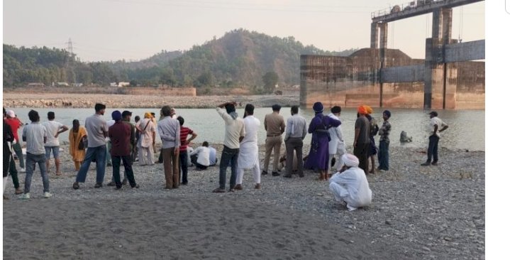 पांवटा साहिब में यमुना नदी में डूबने से तीन युवको की मौत