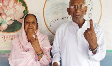 बुजुर्गों सहित नए वोटर्स ने दिखाया मतदान को लेकर उत्साह